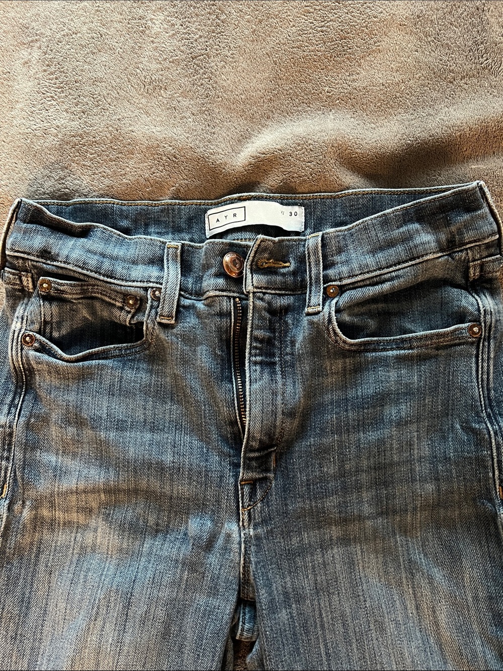 AYR Light Blue Straight Jeans